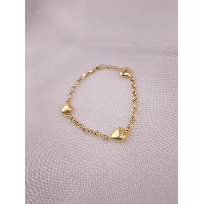 Pulseira Corações