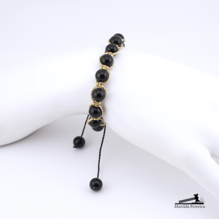 Pulseira Shambala de Onix
