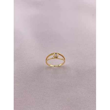 Anel Solitário de Diamante