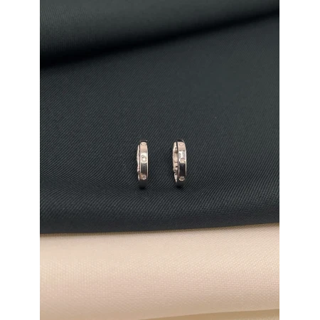Brincos Argola com Diamantes