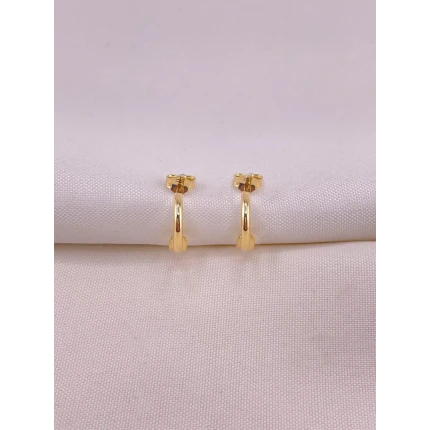 Brincos Meia Argola com Spikes