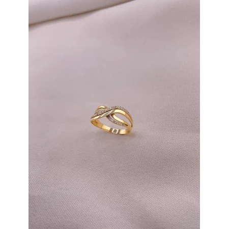 Anel Infinito com Diamantes