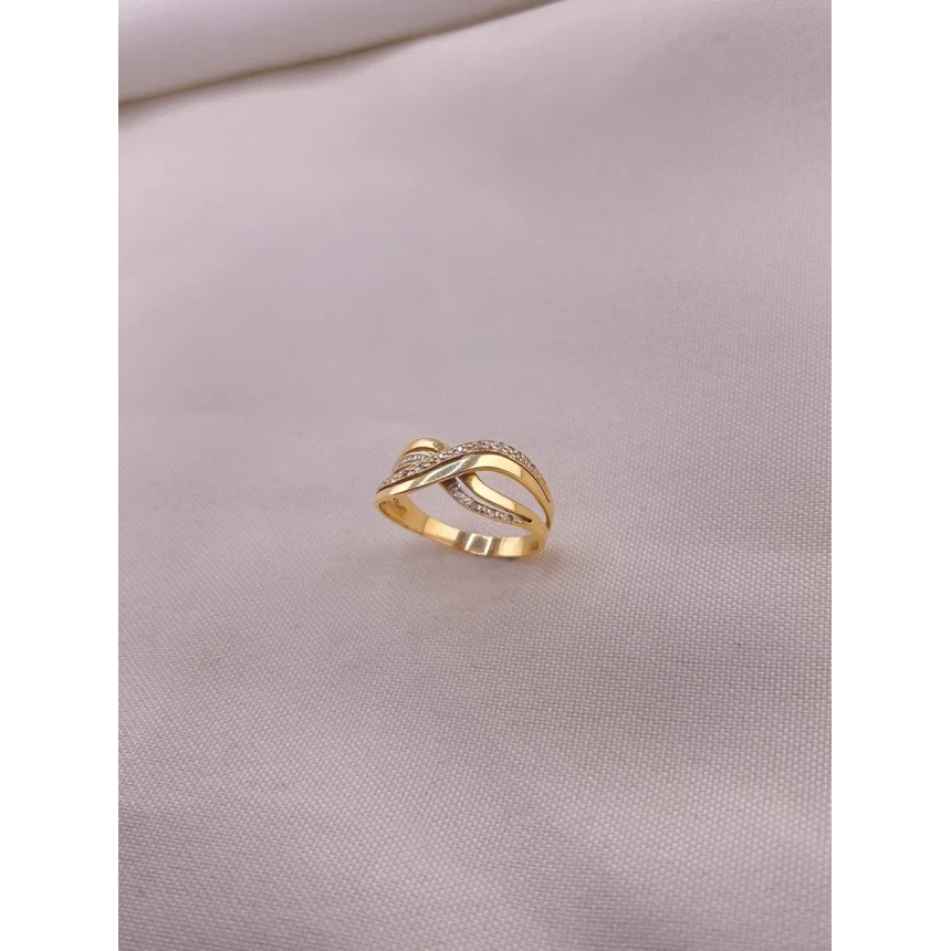 Anel Infinito com Diamantes