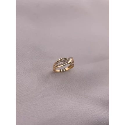 Anel Infinito com Diamantes