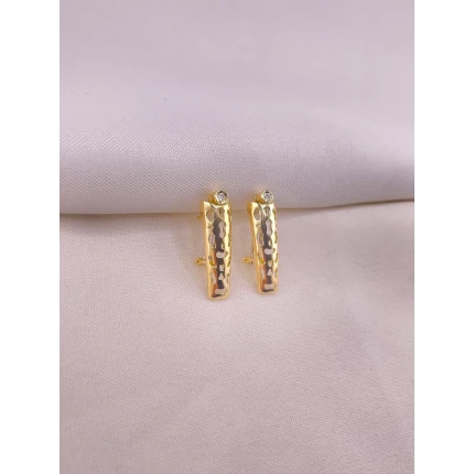 Brincos Frontal com Diamantes