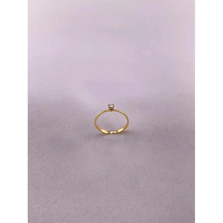 Anel Solitário Cartier