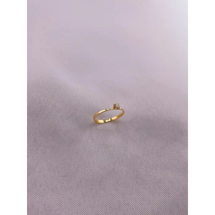 Anel Solitário Cartier