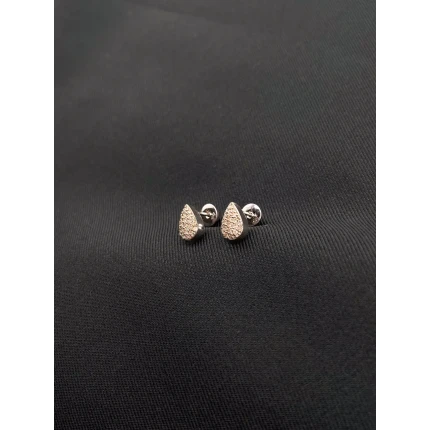 Brincos Gota com Diamantes