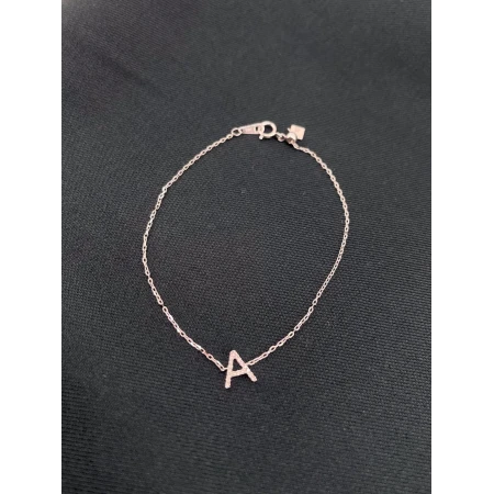Pulseira Cartier com Letra A