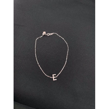 Pulseira Cartier com Letra E