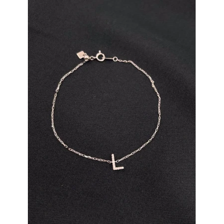 Pulseira Cartier com Letra L