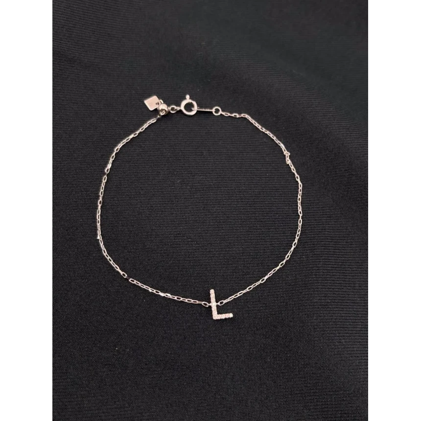 Pulseira Cartier com Letra L