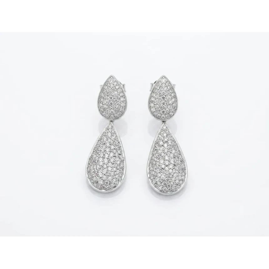 Brincos Gotas 1 Quilate de Diamantes