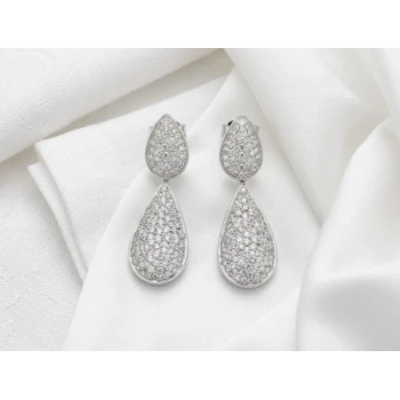 Brincos Gotas 1 Quilate de Diamantes