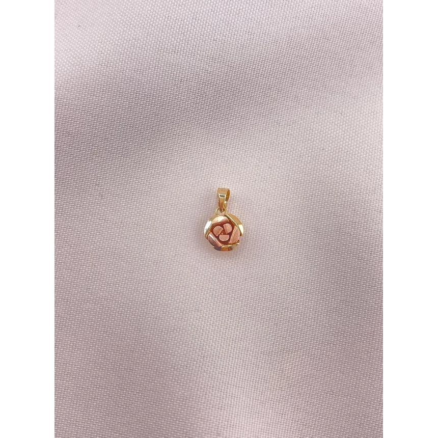 Pingente Rosa  2 Tons