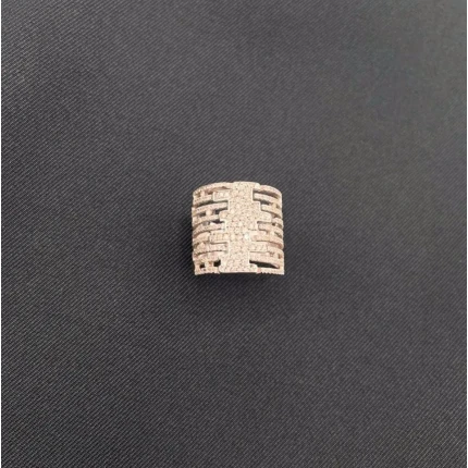 Anel Vazado com Diamantes