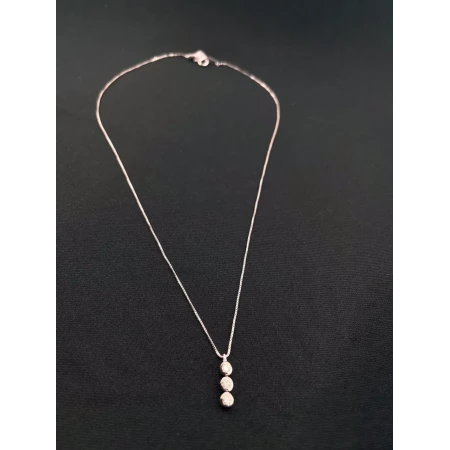 Conjunto Corrente Veneziana com 3 Diamantes, totalizando 18 Pontos