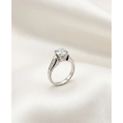Anel Modelo Solitário, 1,90 Quilates de Diamantes