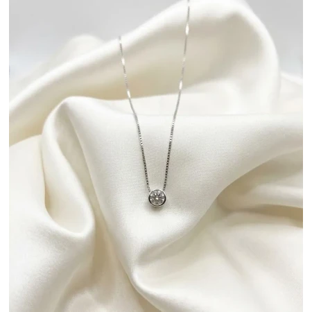Colar Ponto de Luz 40 Pontos de Diamante