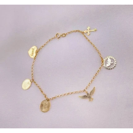 Pulseira Sacra, Elos Portugueses, 19cm