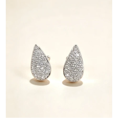Brincos Gota, 60 Pontos de de Diamantes