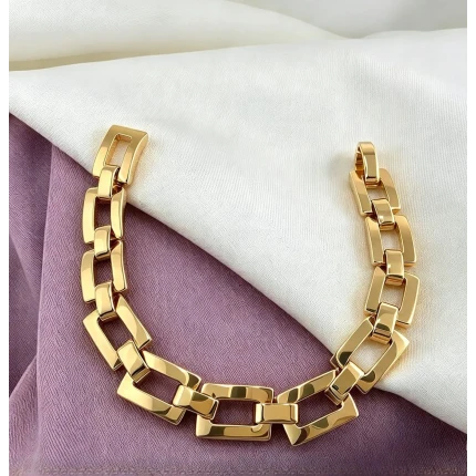 Pulseira ELos Placas, 22cm