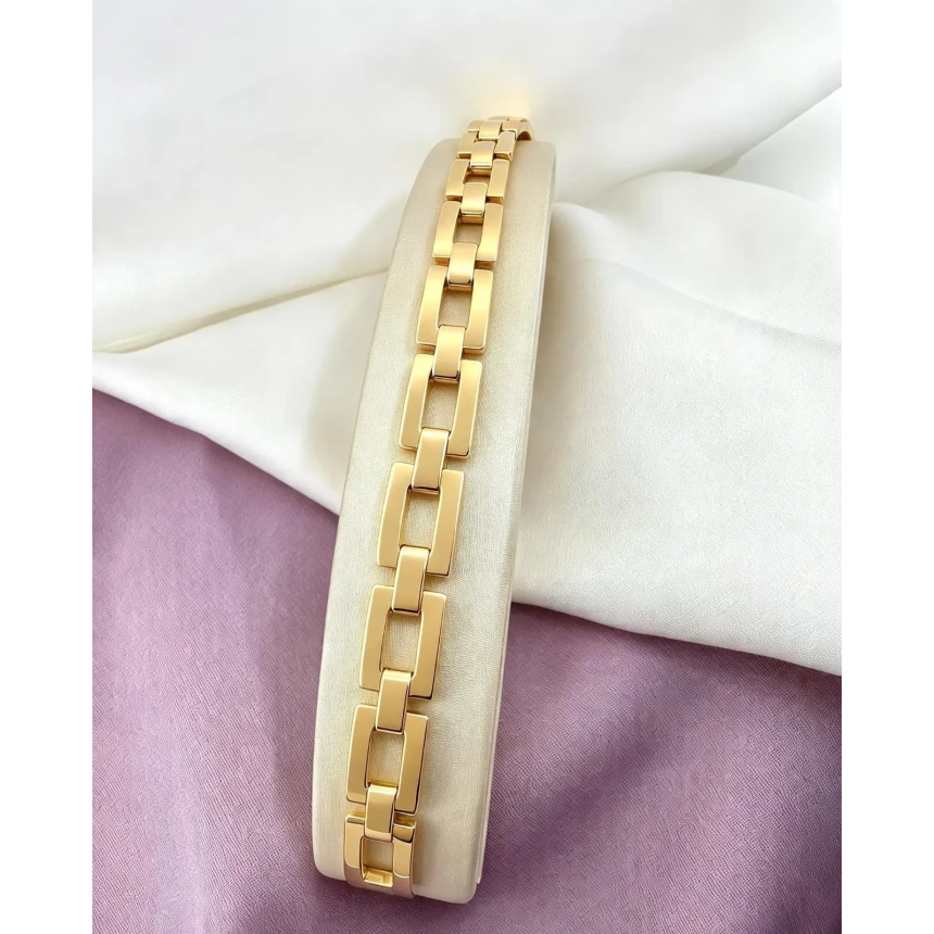 Pulseira ELos Placas, 22cm
