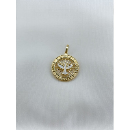 Pingente Mandala com Espírito Santo
