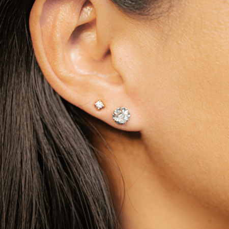 Brincos Cálice Espelhado