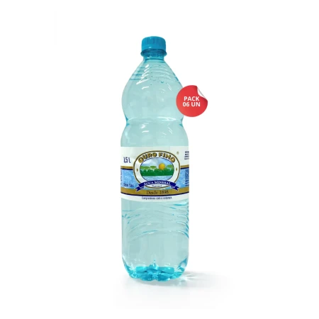 Água Mineral 1,5L - Sem Gás - Pack com 06 unidades