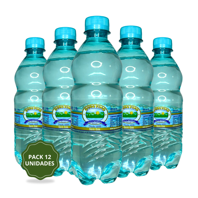 Água Mineral 500 ML - Sem Gás - Pack com 12 unidades