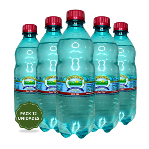 Água Mineral 500 ML - Com Gás - Pack com 12 unidades