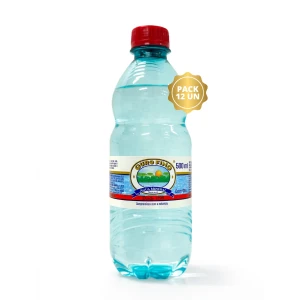 Água Mineral 500 ML - Com Gás - Pack com 12 unidades