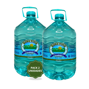 Água Mineral Garrafão 6L - Descartável - Pack com 2 unidades