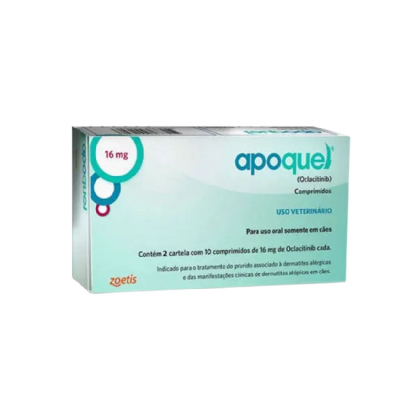 Apoquel 16 mg - 20 comprimidos - venc 31/07/2026