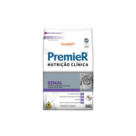 Premier Nutrição Clínica Renal Gatos Adultos 500 g