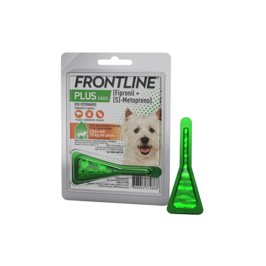 Frontline Plus para Cães até 10 kg