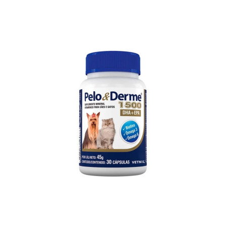 Pelo & Derme 1500 DHA + EPA - 30 cápsulas