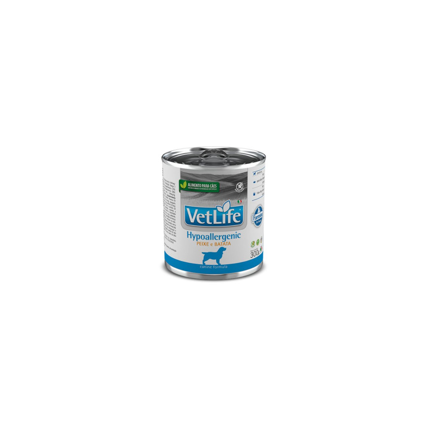 Vet Life Canine Hypoallergenic Peixe e Batata 300 g