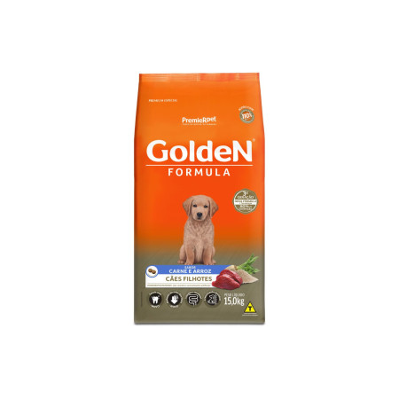 Golden Formula Cães Filhotes Carne 15 kg