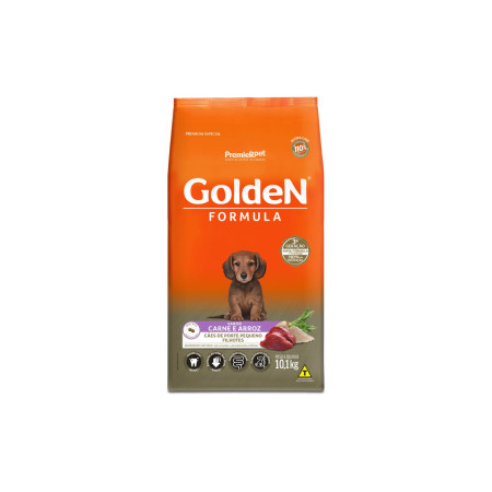 Golden Formula Cães Filhotes Porte Pequeno Carne 10,1 kg