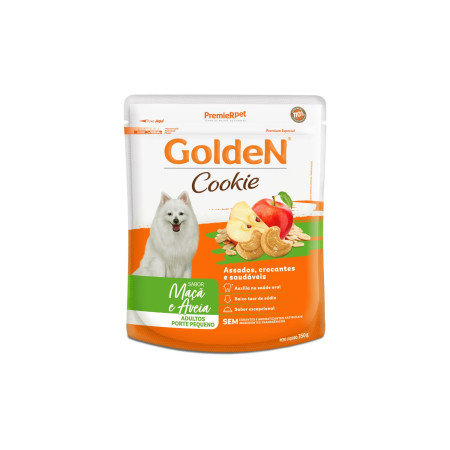Golden Cookie Adultos Pequeno Porte Maçã e Aveia 350 g