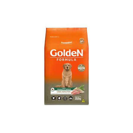 Golden Formula Cães Adultos Frango e Arroz 20 kg