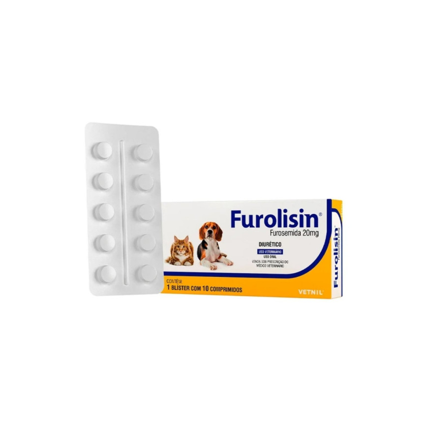 Furolisin 20 mg - 10 comprimidos