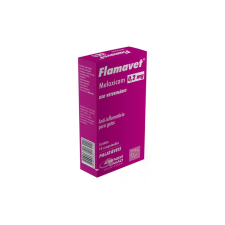 Flamavet Gatos 0,2 mg - 10 comprimidos