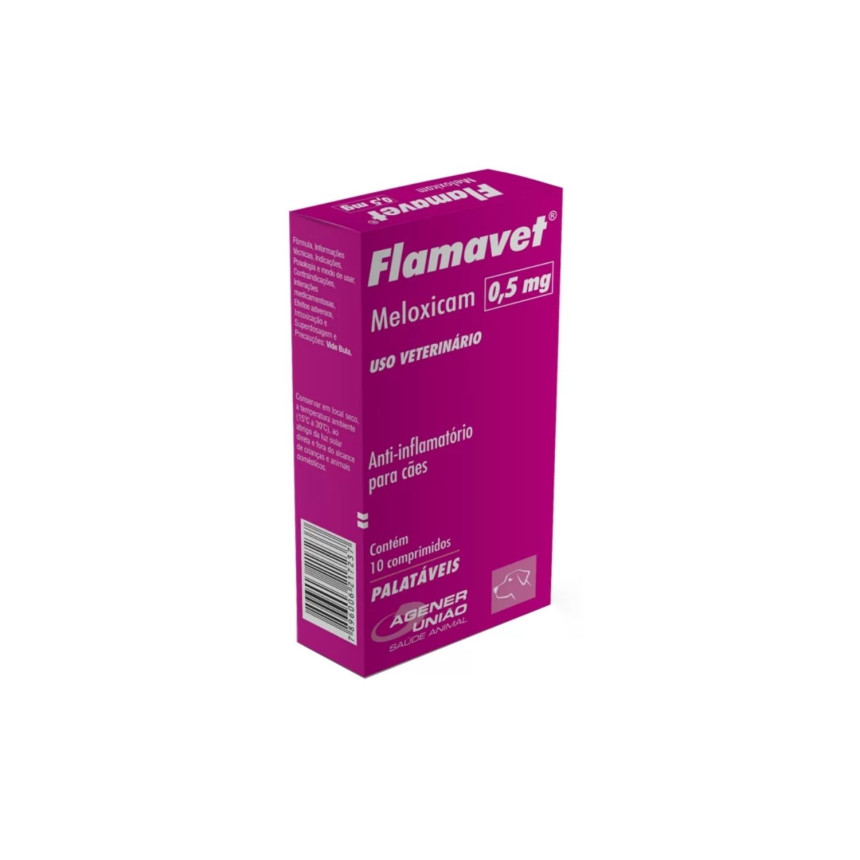 Flamavet Cães 0,5 mg - 10 comprimidos