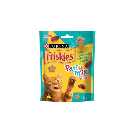 Friskies Party Mix Camarão, Salmão e Atum 40 g