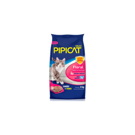 Pipicat Floral Granulado Higiênico 4 kg