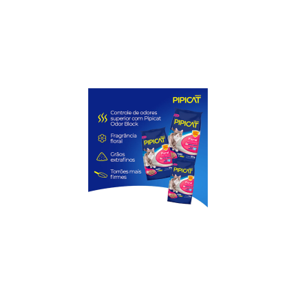 Pipicat Floral Granulado Higiênico 4 kg