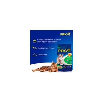 Pipicat Classic Granulado Higiênico 12 kg